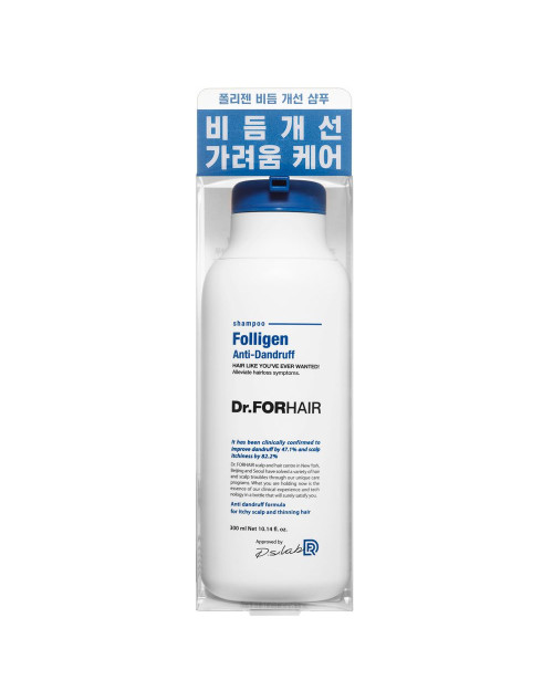 Шампунь проти лупи для ослабленого волосся Dr.FORHAIR Folligen Anti-Dandruff Shampoo 300 мл.
