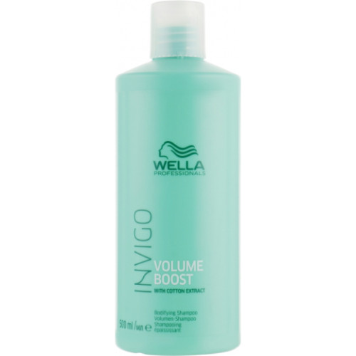 Шампунь для об'єму волосся Wella Professionals Invigo Volume Boost Bodifying Shampoo 500 мл.