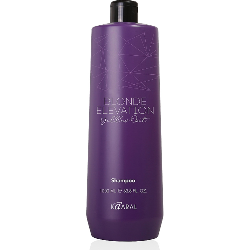 Шампунь для освітленого волосся Kaaral Blonde Elevation Yellow Out Shampoo 1000 мл.