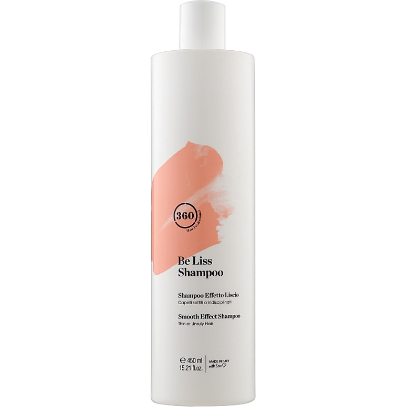 Розгладжуючий шампунь для тонкого та неслухняного волосся KAARAL 360 Be Liss Shampoo 450 мл