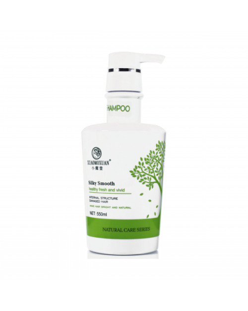 Шампунь з колагеном для пошкодженого чайне дерево Xiaomoxuan Collagen Silky Smooth Shampoo 550 мл.