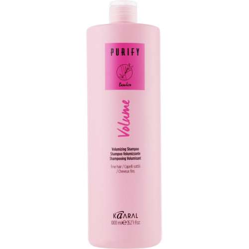 Шампунь для об'єму тонкого волосся Kaaral Purify Volume Shampoo 1000 мл.
