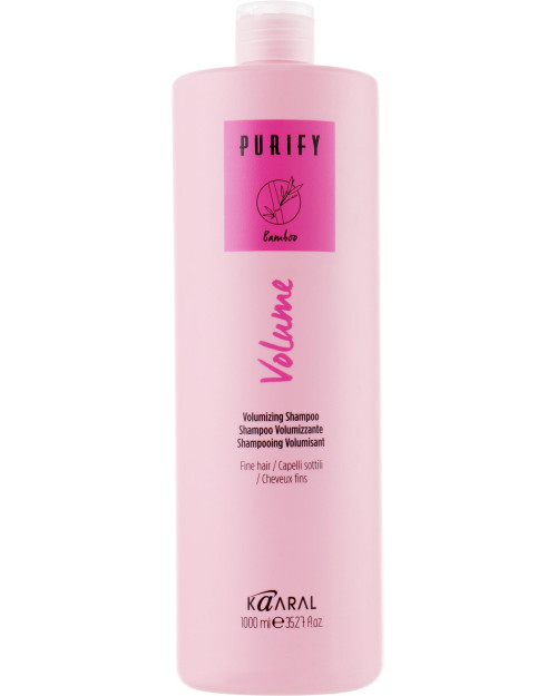 Шампунь для об'єму тонкого волосся Kaaral Purify Volume Shampoo 1000 мл.